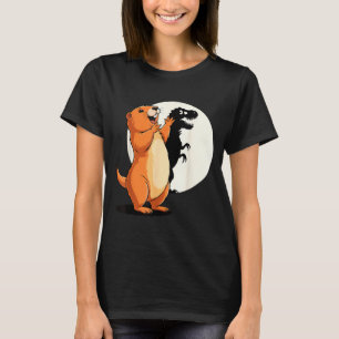Funny Shirt Groundhog Shadow Dinosaur Puppet Happy