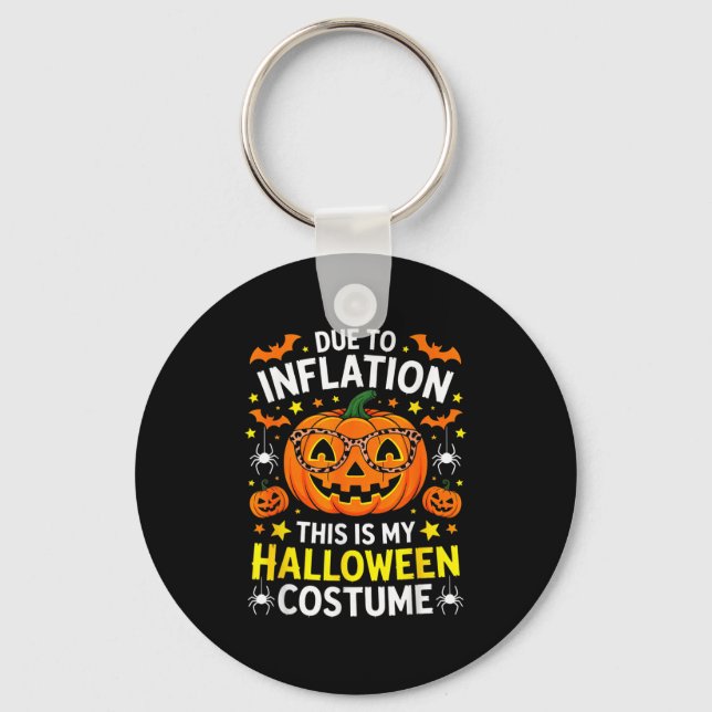 Funny Shirt Halloween 2025 Pumpkin Costume Men Wom Key Ring (Front)