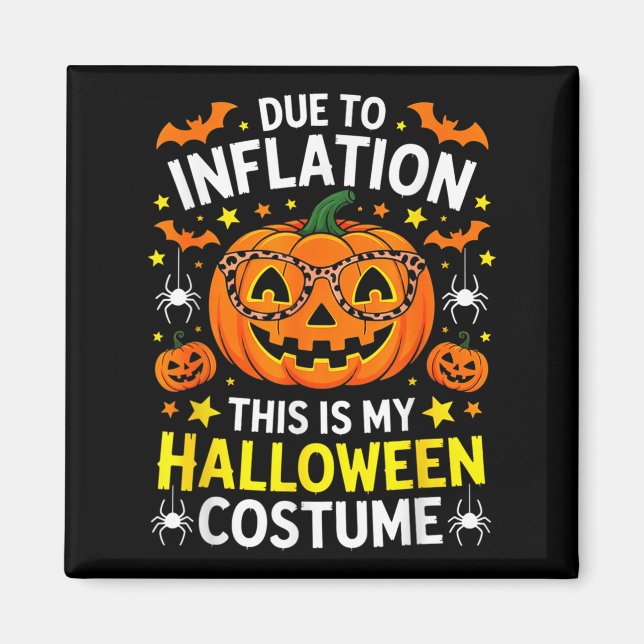 Funny Shirt Halloween 2025 Pumpkin Costume Men Wom Magnet (Front)