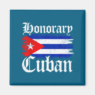 Funny Shirt Honorary Cuban Retro Wedding Cuban Magnet