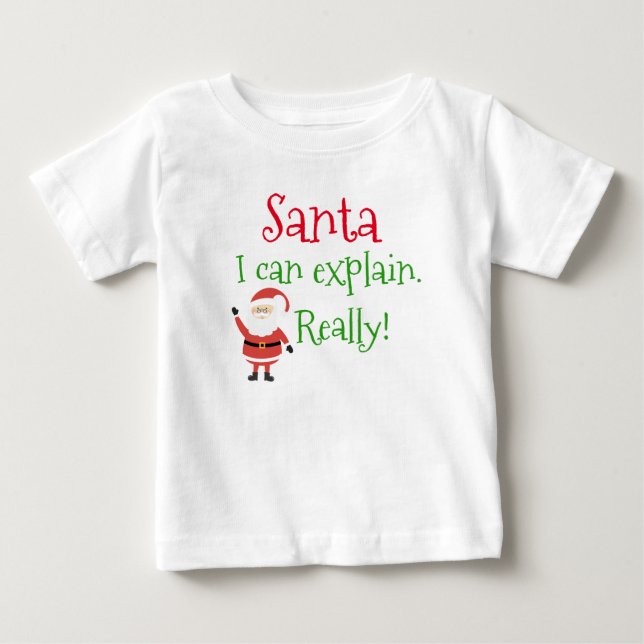 Funny Shirt - "Santa, I Can Explain. Really!" (Front)
