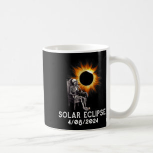 Funny Shirt Total Solar Eclipse April Skeleton Coffee Mug