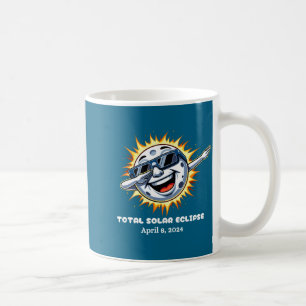 Funny Shirt Total Solar Eclipse Dabbing Moon Coffee Mug