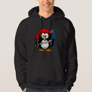 Funny Shirt with Pirate Penguin Animal Comic Carto