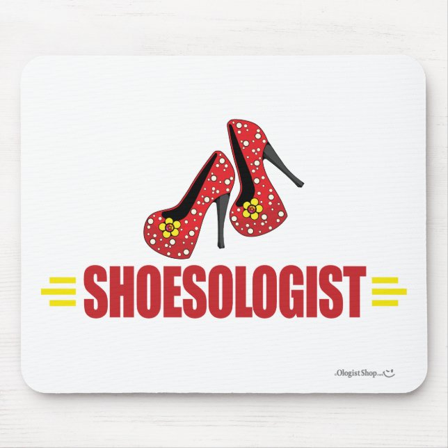 Funny Shoes Mouse Mat (Front)