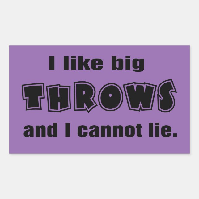Funny Shot Put Discus Hammer Javelin Throw Sticker (Front)
