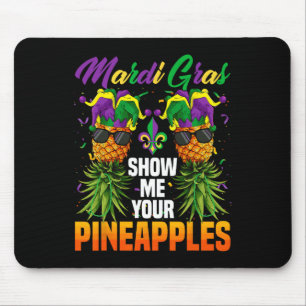 Funny Show Me Your Pineapples Jester Hat Swingers  Mouse Mat