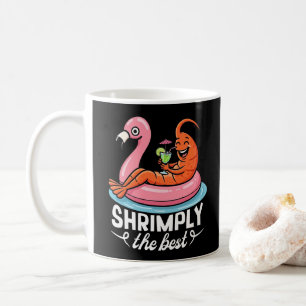Funny Shrimp Beach Vacation Seafood Summer Pool Coffee Mug