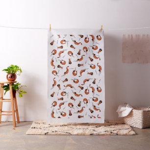 Funny shrimp fabric