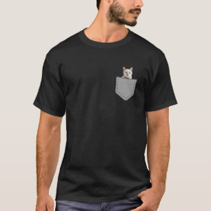 Funny Siamese Cat In Your Pocket T-Shirt