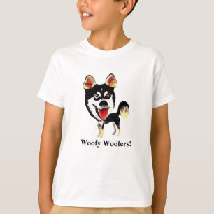 Funny Siberian Husky Boys T-Shirt