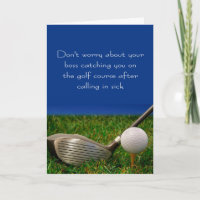 funny sick golfer birthday wish