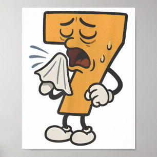 Funny Sick Seven 67 For Trending Popular Word Play Poster