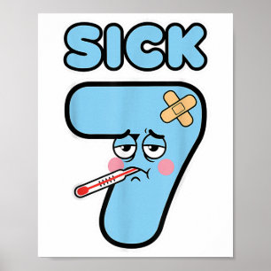 Funny Sick Seven 67 Halloween Costume For Trending Poster