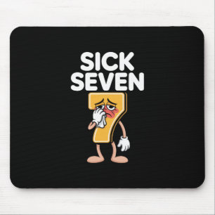 Funny Sick Seven 67 Halloween Costume  Mouse Mat