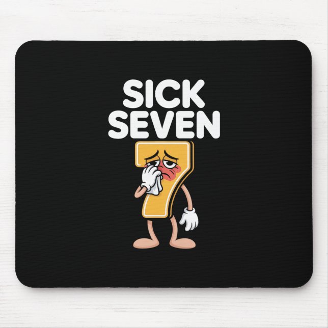 Funny Sick Seven 67 Halloween Costume  Mouse Mat (Front)