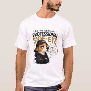 Funny Side-Eye Dog - "I'm Not Judging You" T-Shirt