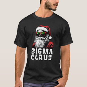 Funny Sigma Claus Rizzmas Christmas Rizz Santa Hol T-Shirt