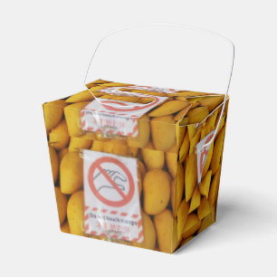 Funny Sign 'Do not touch mango' Favour Box