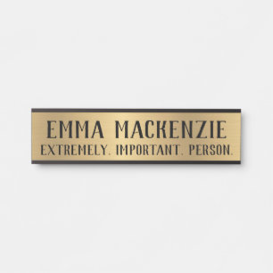 Funny Signs Office Hanging Door Sign Name Plate