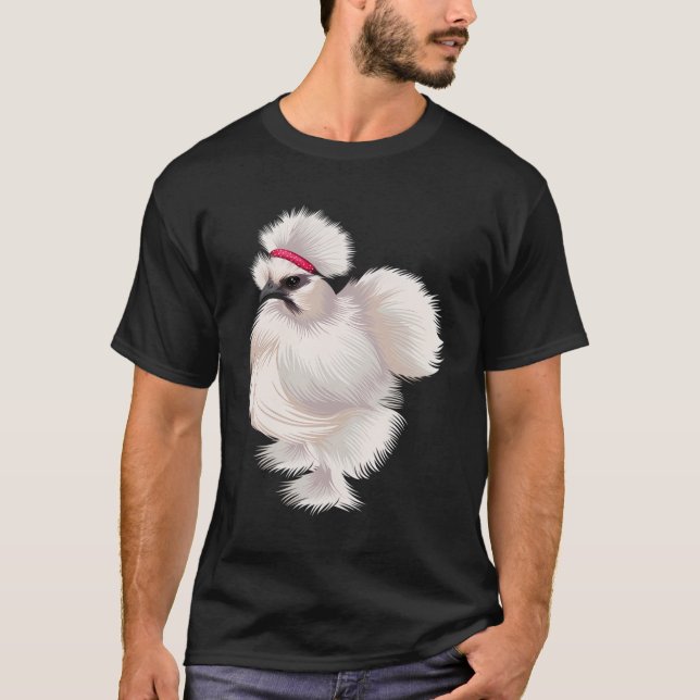 Funny Silkie Chicken T-Shirt (Front)