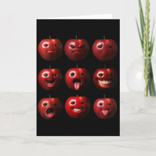 Funny Silly Ai Apple Gen Z Meme Brainrot Humour Fr Card