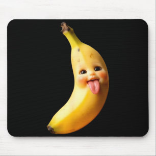 Funny Silly Ai Banana Gen Z Meme Brainrot Humor To Mouse Mat