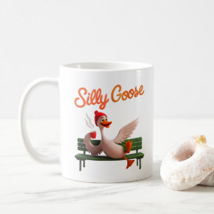 Funny Silly Goose Cute Goose Meme Goose Coffee Mug