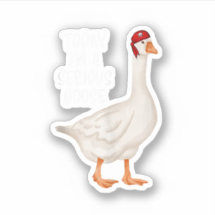 Funny Silly Goose Quote Today I'm A Serious Goose