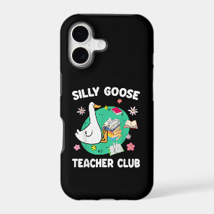Funny Silly Goose Teacher Club Animal Lover Groovy