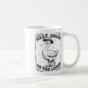 Funny Silly Goose Teacher Club Animal Lover Groovy Coffee Mug