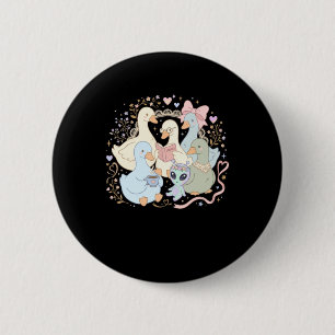 Funny Silly Goose Teacher Club Teacher 6 Cm Round Badge