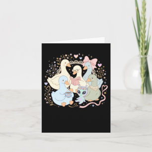 Funny Silly Goose Teacher Club Teacher Card