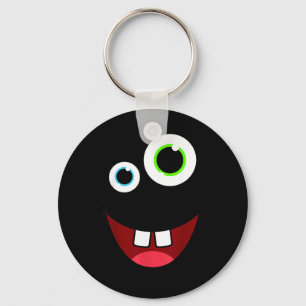 Funny Silly Monster Face Group Costume Birthday Key Ring