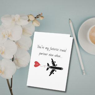 Funny Simple Birthday for boyfriend husband Custom Holiday Card