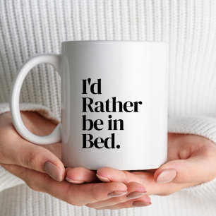 Funny Simple Black and White Typography  Coffee Mug