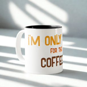 Funny Simple Designed Two-Tone Coffee Mug