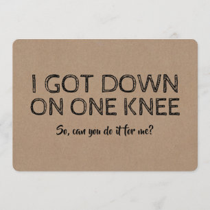 Funny Sincere Groomsman or Best Man Proposal Invitation