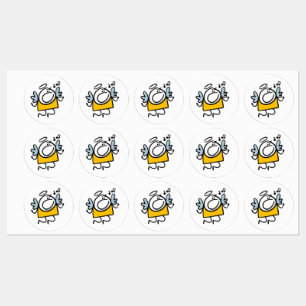 Funny singing angel