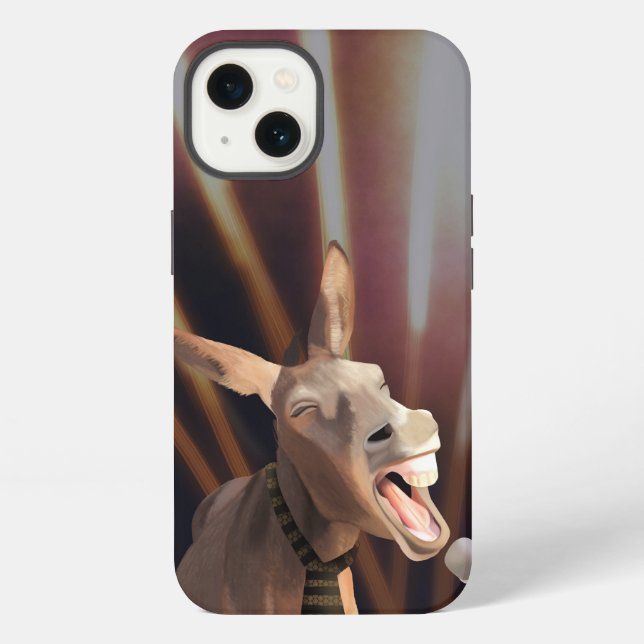 Funny Singing Donkey - Donkey Lovers iPhone Case (Back)