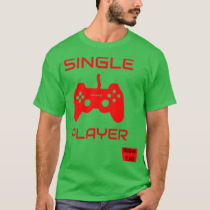 Funny Single Player Grooms Squad Bachelor Retro G T-Shirt
