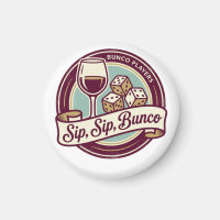 Funny Sip Wine Dice Bunco