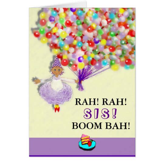 funny sister birthday card