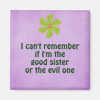 Funny Sister Quote Magnet