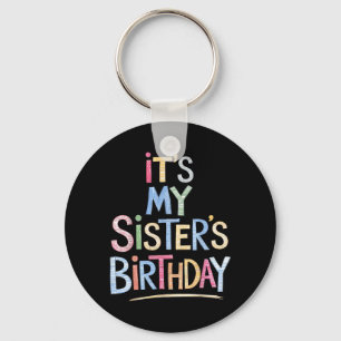 Funny Sisters Birthday Sketch Pencil Artist For Key Ring
