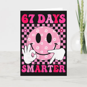 Funny Six Seven 67 Gen Alpha Slang 6 7 Meme 67 Day Card