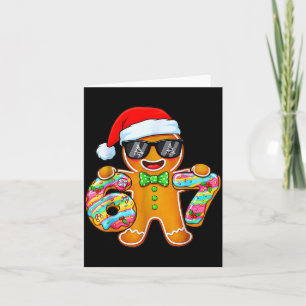 Funny Six Seven 67 Gingerbread Christmas Boys Xmas Card