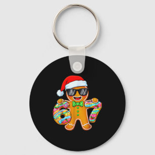 Funny Six Seven 67 Gingerbread Christmas Boys Xmas Key Ring