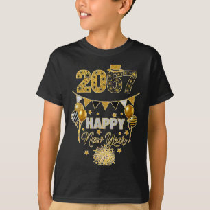 Funny Six Seven 67 Meme Happy New Year T-Shirt