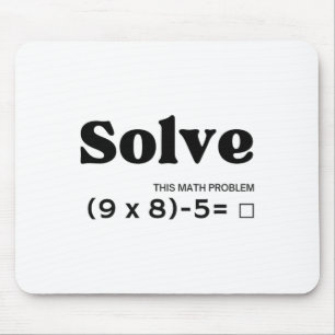 Funny Six Seven 67 Meme Pemdas School Math Teacher Mouse Mat